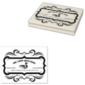 ヴィンテージダックEGGスタンプ ラバースタンプ (押印)