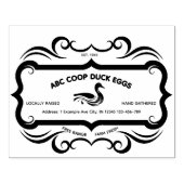 ヴィンテージダックEGGスタンプ ラバースタンプ (インプリント)