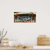 ヴィンテージダッシュボードポスタープリント ポスター (キッチン)