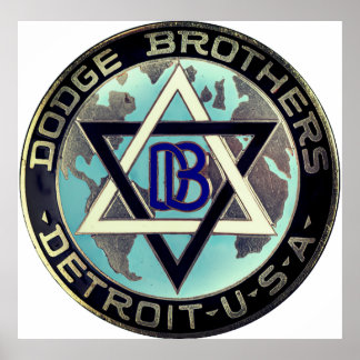 ヴィンテージダッジブラザーズ ポスター