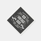 ヴィンテージダデカスタム時代 スタンダードカクテルナプキン (角)