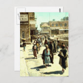 ヴィンテージダビズ通りエルサレム・イスラエル1950 - 1977 ポストカード (正面/裏面)