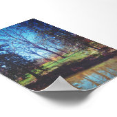 ヴィンテージダフォディルレイク写真 ポスター (角)