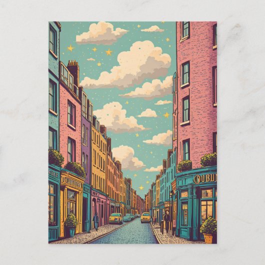 ヴィンテージダブリンアイルランド ポストカード (正面)