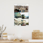 ヴィンテージダブリンシティアイルランドトラムズイメージ ポスター (キッチン)