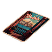 ヴィンテージダブリン市,アイルランド共和国の旅行ギフト マグネット (左側)