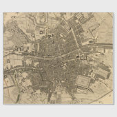 ヴィンテージダブリン・アイルランドの地図(1797) ラッピングペーパー (フラット)