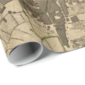 ヴィンテージダブリン・アイルランドの地図(1797) ラッピングペーパー (ロールコーナー)