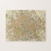 ヴィンテージダブリン・アイルランドの地図（1914年） ジグソーパズル (横)