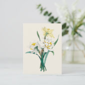 ヴィンテージダブルナルキッスボタニカルイラストレーション ポストカード (スタンド正面)