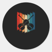 ヴィンテージダブルベースレトロダブルベース ラウンドシール (正面)