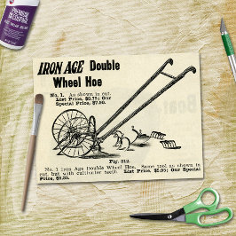 ヴィンテージダブルホイールAg機器及びクラフト 薄葉紙