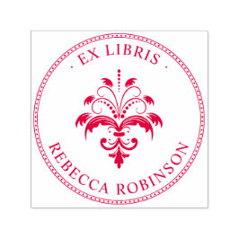 ヴィンテージダマスクとタイポグラフィ |イヴカスタムィリリス セルフインキングスタンプ