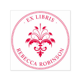 ヴィンテージダマスクとタイポグラフィ |イヴカスタムィリリス セルフインキングスタンプ