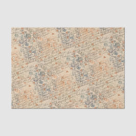 ヴィンテージダマスクと（昆虫）マルハナバチ 薄葉紙