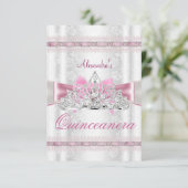 ヴィンテージダマスクキンセアニェラ15thバースデーパーティーsml 招待状 (スタンド正面)