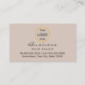 ヴィンテージダマスクサロン:美容師アポイントメント 予約カード (正面)