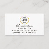 ヴィンテージダマスクサロン:美容師アポイントメント 予約カード (正面)