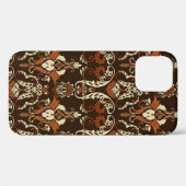 ヴィンテージダマスクシームレスパターン Case-Mate iPhoneケース (裏面 (横))