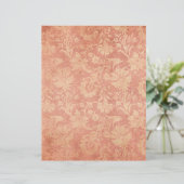 ヴィンテージダマスクテクススクラップブック紙 (スタンド正面)