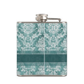 ヴィンテージダマスクパターン(グランジ仕上げ) フラスク (裏面)