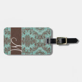 ヴィンテージダマスクパターン（モノグラム） ラゲッジタグ (正面横)