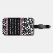 ヴィンテージダマスクパターン(モノグラム) ラゲッジタグ (裏面横)