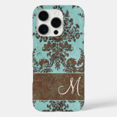 ヴィンテージダマスクパターン(モノグラム) Case-Mate iPhoneケース (裏面)