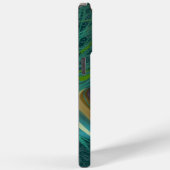 ヴィンテージダマスクピーコックブラックベリー Case-Mate iPhoneケース (裏面 / 右)