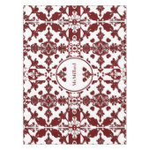 ヴィンテージダマスクモノグラム テーブルクロス (正面)