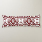 ヴィンテージダマスクモノグラム ボディピロー (正面)