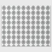 ヴィンテージダマスクラッピング紙 ラッピングペーパー (フラット)