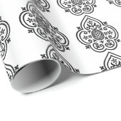 ヴィンテージダマスクラッピング紙 ラッピングペーパー (ロールコーナー)