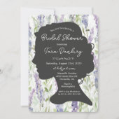 ヴィンテージダマスクリージェンシーエラブライダルシャワー 招待状 (正面)