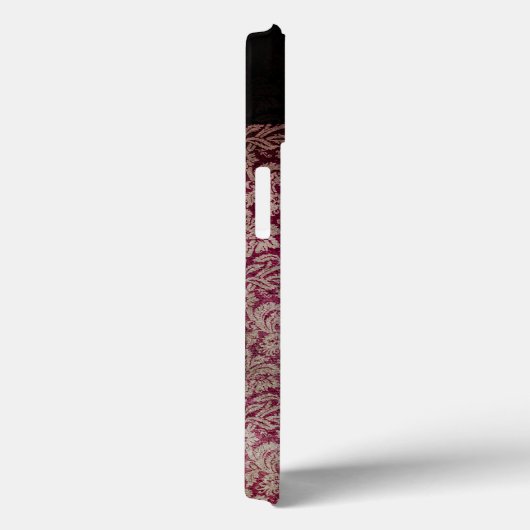 ヴィンテージダマスクワインパーソナライズされた、iPhoneケース Case-Mate iPhoneケース (裏面 / 右)