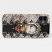 ヴィンテージダマスクiPhone 5ケース Case-Mate iPhoneケース (裏面(横))