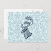 ヴィンテージダマスコクリスマストナカイ シーズンポストカード (正面/裏面)