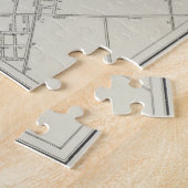 ヴィンテージダラステキサス州の地図(1901) ジグソーパズル (側面)