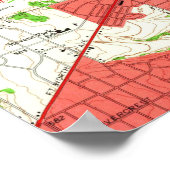 ヴィンテージダラステキサス州(1958年) 2 ポスター (角)