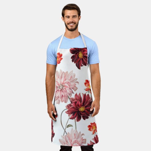 ヴィンテージダリアス植物用エプロン エプロン (着用した状態)