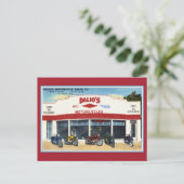 ヴィンテージダリオズモーターサイクルフォートワース ポストカード (スタンド正面)