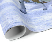 ヴィンテージダルマティアンソレイ雪のクリスマス ラッピングペーパー (ロールコーナー)