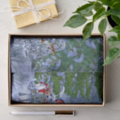 ヴィンテージダルマティアンソレイ雪のクリスマス 薄葉紙 (ギフト)