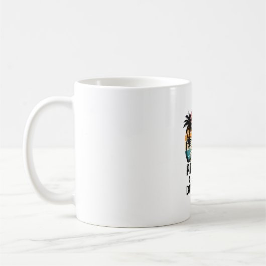 ヴィンテージダルメシアンのフリ コーヒーマグカップ (左)
