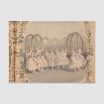 ヴィンテージダンサーのコラージュ