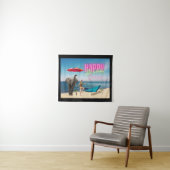 ヴィンテージダンサー21歳の誕生日の変更されたアートテーブル タペストリー (インサイチュ(横))