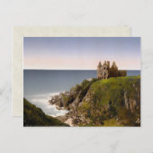 ヴィンテージダンスキーキャッスルスコットランド ポストカード (正面/裏面)