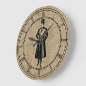 ヴィンテージダンディ源 ラージ壁時計 (傾斜)