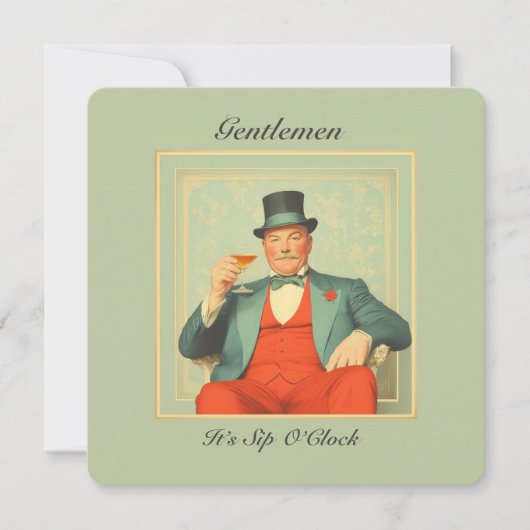 ヴィンテージダンディMartini – 紳士Sip O'Clock (正面)