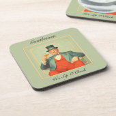 ヴィンテージダンディMartini – 紳士Sip O'Clock コースター (左側)